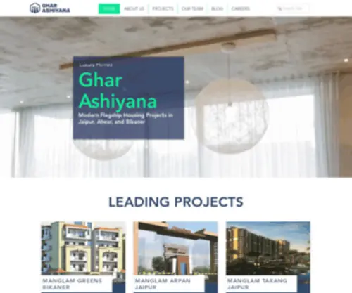 Gharashiyana.com(Real Estate and Property Site For Properties In Jaipur) Screenshot