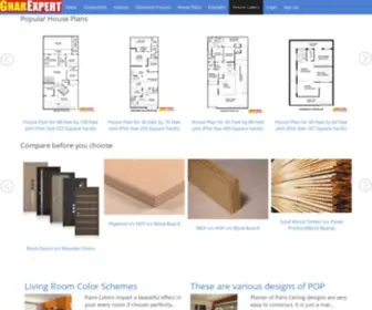 Gharexpert.com(Interior Decoration Ideas by Interior Designers and Experts) Screenshot