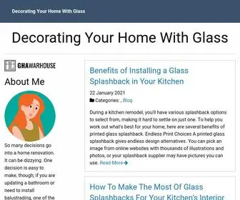 Ghawarhouse.com(Decorating Your Home With Glass) Screenshot