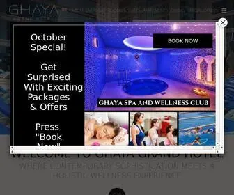 Ghayagrandhotel.com(Ghaya Grand Hotel) Screenshot
