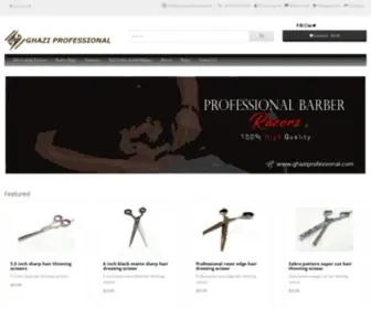 Ghaziprofessional.com(Ghazi Professional Beauty Instruments) Screenshot