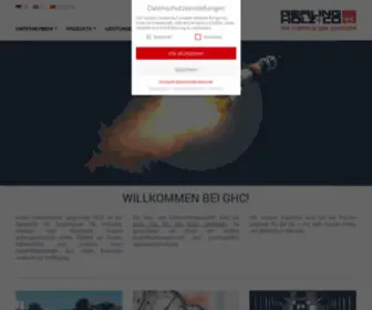 GHC.com(The chemical gas specialist GHC) Screenshot