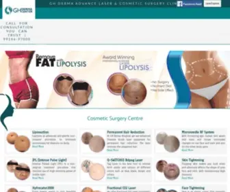 Ghderma.com(GH Derma Advance Laser & Cosmetic Surgery Clinic) Screenshot
