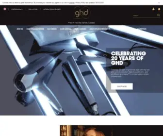 GHdhair.com(Ghd® Official Website) Screenshot