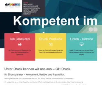 GHdruck.ch(GH Druck) Screenshot