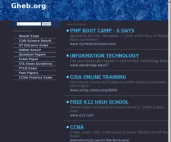 Gheb.org(gheb) Screenshot