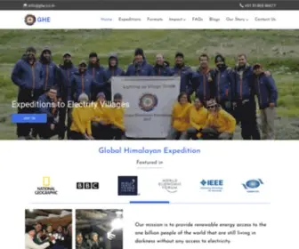 Ghe.co.in(Travel for Impact) Screenshot