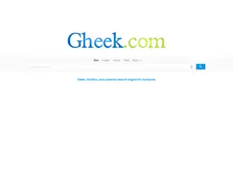 Gheek.com(Internet) Screenshot