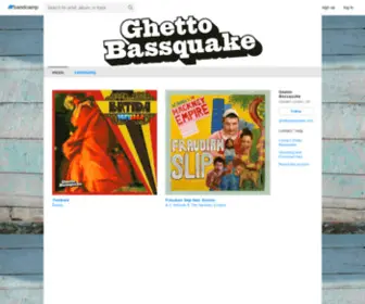 Ghettobassquake.com(Ghetto Bassquake) Screenshot