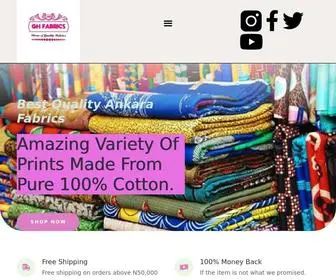 Ghfabricsng.com(Sales and distribution of quality Ankara fabrics) Screenshot