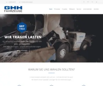 GHH-Fahrzeuge.de(SOLID AS A ROCK GHH) Screenshot