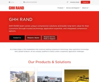 GHhrand.com(GHH Rand OEM And Tanker Solutions) Screenshot