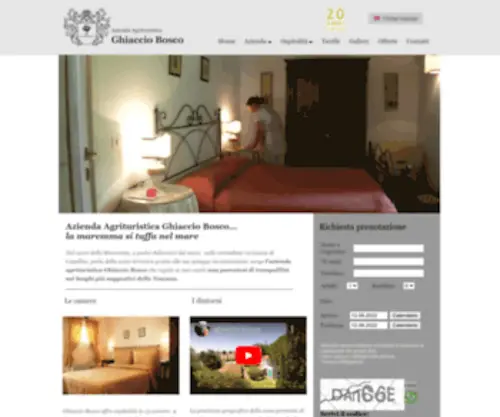 Ghiacciobosco.com(Azienda Agrituristica Ghiaccio Bosco) Screenshot