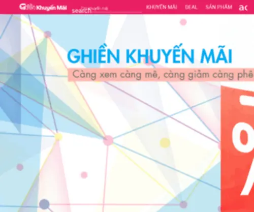 Ghienkhuyenmai.com(Khuyến mãi) Screenshot