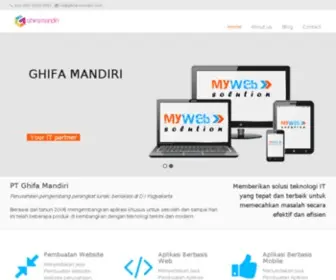 Ghifa-Mandiri.com(Ghifa Mandiri) Screenshot