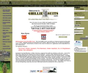 Ghilliesuits.com(Ghillie Suits.com Inc) Screenshot