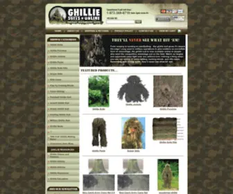 Ghilliesuitsonline.com(Ghillie Suit) Screenshot