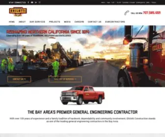 Ghilotti.com(Ghilotti Construction Company) Screenshot