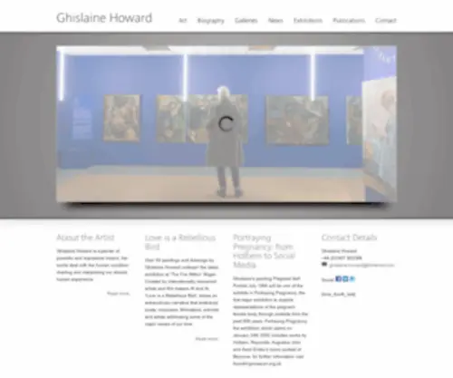 Ghislainehoward.com(Ghislaine Howard) Screenshot