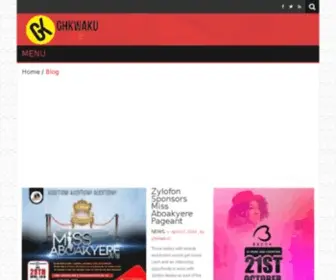 GHkwaku.com(The best entertainment website in Ghana) Screenshot