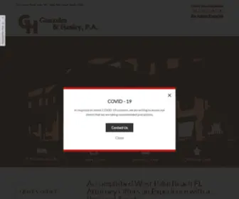 Ghlawfl.com(West Palm Beach Law Firm) Screenshot