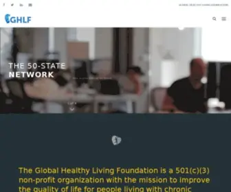 GHLF.org(Global Healthy Living Foundation) Screenshot