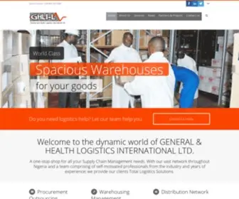 Ghli-L.com(General and Health Logistics International Ltd) Screenshot