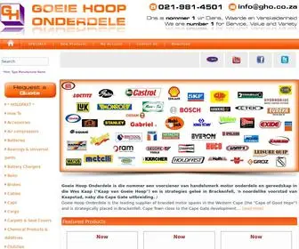 Gho.co.za(Goeie Hoop Onderdele) Screenshot