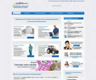 Ghorbel-Pro.tn(Votre comparateur d'assurance professionnelle en Tunisie) Screenshot