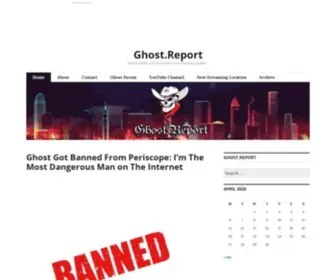 Ghost.report Screenshot