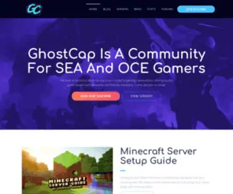 Ghostcapgaming.com(GhostCap Gaming) Screenshot