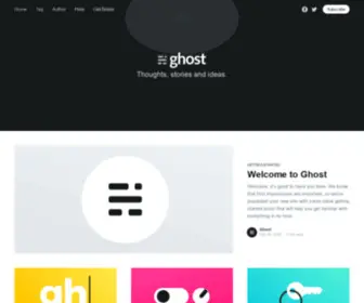 Ghostcms.net(Ghost CMS) Screenshot