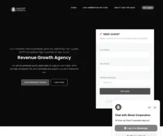 Ghostcorporation.co.uk(Ghost Corporation) Screenshot