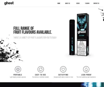 Ghostdisposable.com(Disposable Vape Device) Screenshot