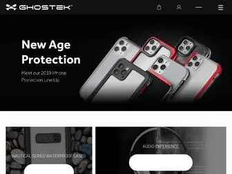 Ghostek.com(Durable Military Grade Phone Protection) Screenshot