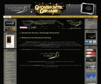 Ghosthuntergermany.de(Ghosthunter Germany) Screenshot