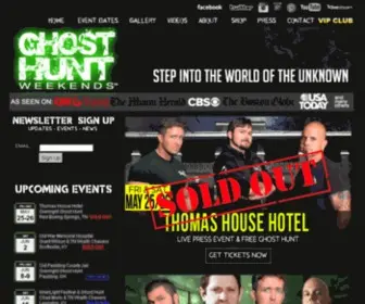 Ghosthuntweekends.com(GHOST HUNT WEEKENDS) Screenshot