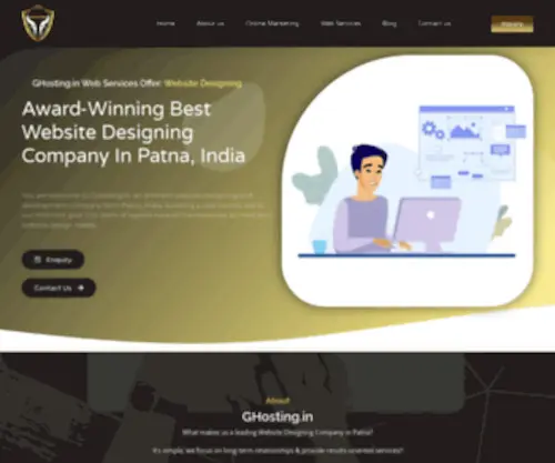 Ghosting.in(Best & Affordable Website Designing Company in Patna) Screenshot