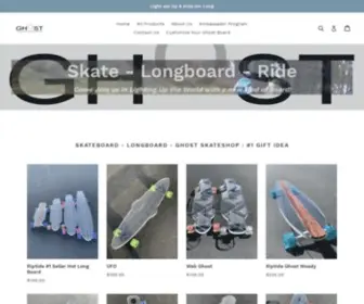 Ghostlongboard.com(Ghost Long Board) Screenshot