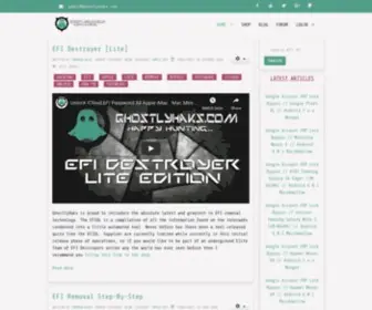Ghostlyhaks.com(A site dedicated to hacking in general. Anyone with any level of experience) Screenshot