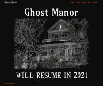 Ghostmanor.org(Ghost Manor) Screenshot