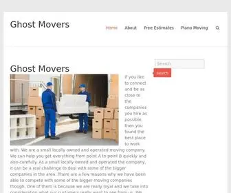 Ghostmovers.com(Ghost Movers) Screenshot