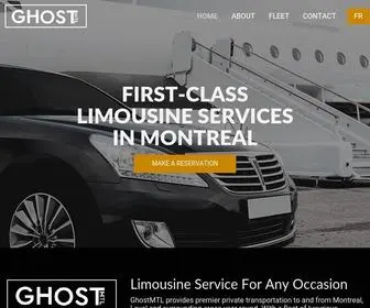 Ghostmtl.com(Limousine Service Montreal) Screenshot