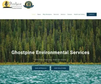 Ghostpine.com(Ghostpine Environmental) Screenshot