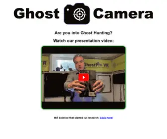 Ghostpro.us(Ghost Camera Tech by Pocket Future) Screenshot