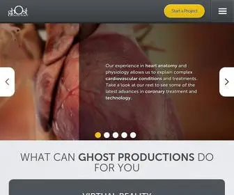 Ghostproductions.com(Ghost Productions Medical Animation) Screenshot