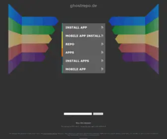 Ghostrepo.de(Dit domein kan te koop zijn) Screenshot