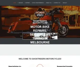 Ghostridersmotorcycles.com.au(Motor Bike Repairs & Motor Bike Service Shop Hoppers Crossing) Screenshot