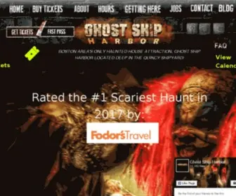 Ghostshipharbor.com(Boston Area's only Haunted House) Screenshot