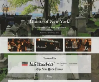 Ghostsofny.com(Ghosts of New York) Screenshot